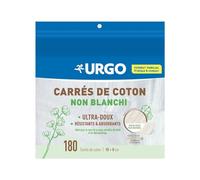 Urgo 180 carrés de cotons non blanchi 10 x 8 cm