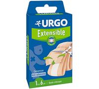 Urgo Bande à Découper Extensible Anti-Adhérente 1m x 6 cm | Bande en tissu à découper selon la taille de la plaie