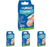 Urgo - Bande à découper - Lavable - Compresse Anti-adhérente - 10 cm x 6 cm (Lot de 4)
