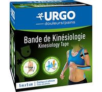 Urgo - Bande de Kinésiologie - Elastique et adhésive - Accompagne le mouvement - 5mx5cm