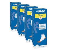 Urgo - Bande Extensible - Fixation Pansements/Maintien des articulations - Réutilisable - 4 m x 10 cm (Lot de 4)