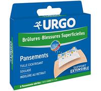 Urgo brûlures et blessures superficielles 6 pansements extensibles