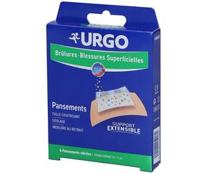 URGO Brûlures Pansements grand format Pansement(S) 4 pc(s)