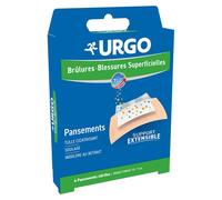 URGO Brûlures pts Extensible,10x7, boîte de 4 pts