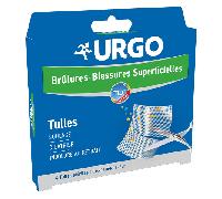 URGO Brûlures Tulles 8X8, PF, boîte de 4 tulles