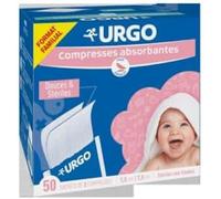 Urgo compresses absorbantes 7.5 x 7.5cm 50 sachets