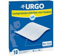 Urgo Soins Infirmiers - Compresse non tissée stérile 10 x 10 cm - 10 sachets