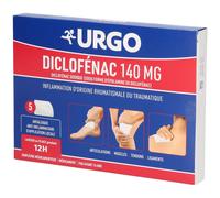 Urgo Diclofenac 140 mg Emplâtre Médicamenteux Pansement(S) 5 pc(s)