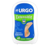 Urgo – Pansements extensibles – Compresse anti-adhérente – 48 pansements