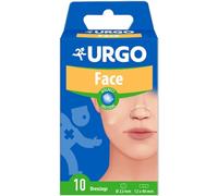 URGO Lot de 10 petits pansements transparents discrets pour le visage