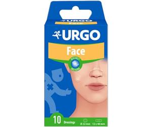 URGO Lot de 10 petits pansements transparents discrets pour le visage