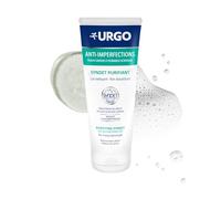 URGO - Nettoyant visage 200 ml - Syndet nettoyant - 97,4% d'ingrédients d'origine naturelle - Note Yuka: 96/100