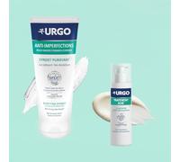 URGO - Nettoyant visage + Concentré sébo-régulateur - Anti-imperfections - Purifiant - Matifiant - Peaux à tendance acnéique