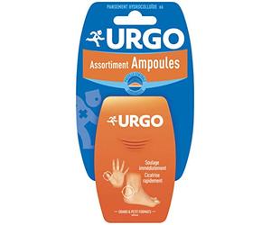 Urgo Pansement Hydrocolloïde Ampoules Assortiment 2 Formats x6 | Soulage la douleur et effet seconde peau