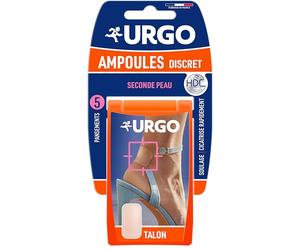 Urgo Pansement Hydrocolloïde Ampoules Ultra discret Moyen Format x6 | Soulage la douleur Effet seconde peau Résiste à l'eau