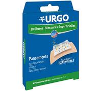 Urgo - Pansements Brûlures - Blessures superficielles - Tulle lipido-colloïde - Grand format, x4