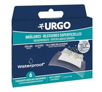 Urgo Pansements extensibles pour brûlures et blessures superficielles – 6 pansements