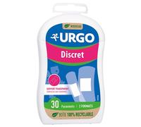 Urgo - Pansements Discret - Transparent et ultra-fin - 2 formats - 30 pansements