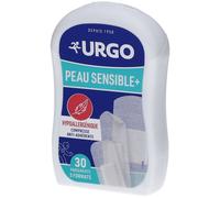 Urgo Premiers Soins Pansement Peau Sensible 3 Formats 30 unités