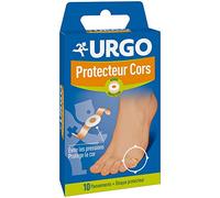 Urgo Pansements pour cors – Disque protecteur, évite les pressions – 10 pansements