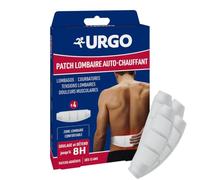 Urgo France – Patch auto-chauffant lombaires – Soulage les douleurs du dos jusqu'à 8h – x4 unités