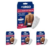 Urgo - Patch auto-chauffant lombaires x2 unités - Soulage les douleurs du dos de type contractions musculaires jusqu'à 8h- Améliore l'oxygénation des muscles et élimine les toxines - Doux et agréable