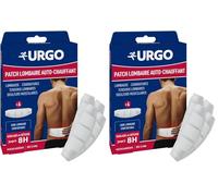 Urgo - Patch auto-chauffant lombaires x4 unités - Soulage les douleurs du dos de type contractions musculaires jusqu'à 8h - Doux et agréable (Lot de 2)