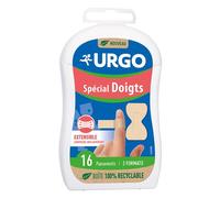 Urgo Premiers Soins Pansement Spécial Doigts 2 Formats 16 unités
