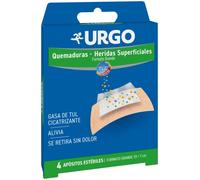 Urgo Brûlures et Blessures Superficielles 4 Pansements 10 x 7cm