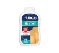 Urgo Pansements Résistant – Prédécoupé, support tissu élastique – 20 pansements