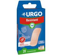 Urgo - Résistant - Tissu résistant aux frottements et étirements - Boîte de 20 pansements