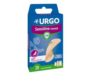 Urgo Sensitive Stretch Assortiment de 20 coussinets de pansements