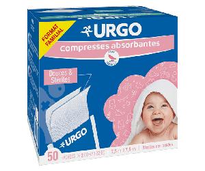 Urgo Soins Infirmiers Compresse Non Tissé Familles et Nourrisson 50 sachets