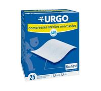Urgo Soins Infirmiers Compresse Non Tissé Stérile 7,5 x 7,5cm 25 sachets