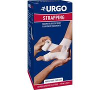 Urgo Strapping – Bande élastique adhésive contention et fixation de pansements 1 bande 2,5 m x 10 cm
