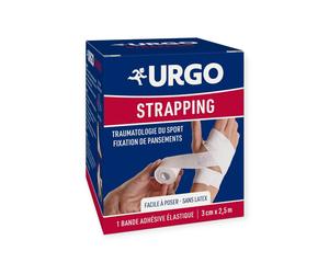Urgo Strapping Bande Adhésive Élastique 3cm x 2,5m