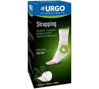 Urgo - Strapping - Bande élastique adhésive - Contention / Fixation de pansements - 1 bande 2,5mx10cm