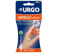 Parapharmacie en ligne > Hygiène & Premiers soins > Produits de premiers soins > Pansements > Pansements de premiers soins Urgo Ampoules Protect Pastille Surépaissie Doigt et Orteil Pansements x 6