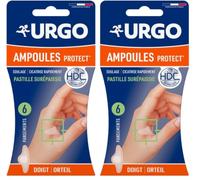 Urgo Traitement Ampoules Pansement Hydocolloïde Doigts & orteils x6 (Lot de 2)