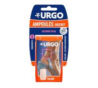 Urgo Traitement Ampoules Pansement hydrocolloïde Talon Ultra discret x5 | Soulage la douleur Favorise la cicatrisation Effet seconde peau Résiste à l'eau