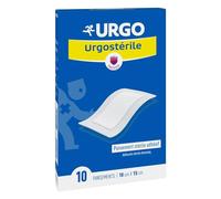 Urgo Urgostérile Pansement adhésif stérile 15 cm x 9 + Serviette hygiénique 10 pièces