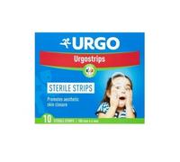 Urgo Urgostrips - Bande de fermeture de plaie stérile et auto-adhésive, boîte de 10 bandes