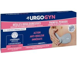 URGOGYN Règles douloureuses douleurs pelviennes chroniques ex: endométriose | Patch d'électrothérapie sans médicament Action antidouleur immédiate et durable Utilisable dès les premières règles