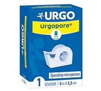 Parapharmacie > Hygiène & Premiers soins > Produits de Premiers Soins Urgopore Sparadrap Microporeux 5 m x 2,5 cm - Premiers soins - Pharmacie en ligne LaSante.net