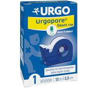 Urgo France Sparadrap avec dévidoir microporeux – Fixation pansements/dispositifs 9,14 m x 2,5 cm