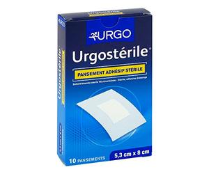 Urgosterile Pansement Adhesif Sterile X 10 5.3cm X 9cm Urgo