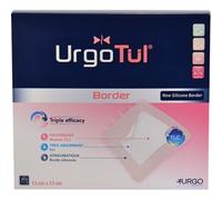 Urgotul Border Pansement Hydrocellulaire Technologie Lipido Colloïde Bord Adhésif 13x13cm 16 Pièces