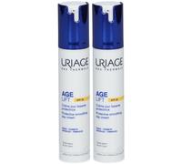 URIAGE Age lift Crème jour lissante protectrice SPF30 De Jour 2x40 ml