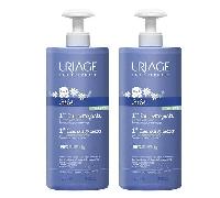 Uriage Bébé 1ère Eau Nettoyante Apaisante Visage Corps Lot de 2 x 1L
