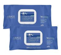 Uriage Bébé 1ères Lingettes Nettoyantes Ultra-Douces Visage Et Corps 70 Pièces Promo 1+1